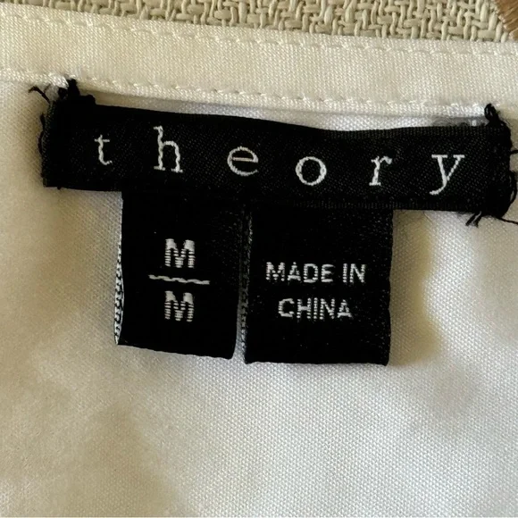 Theory Women's Kenan Gathered Luxe Sleeveless Button Down Blouse - Picture 14 of 16